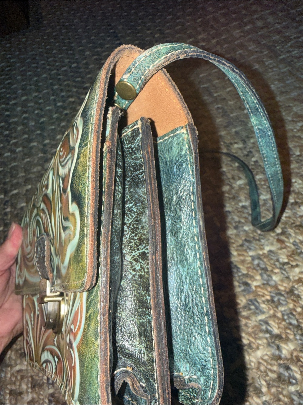 Patricia Nash Embossed Crossbody Bag - Picture 12 of 13